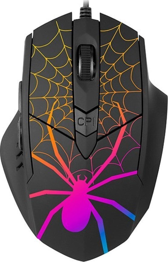 Langallinen tietokoneen hiiri Tracer Black Widow, RGB-valaistus hinta ja tiedot | Näppäimistöt | hobbyhall.fi