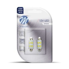 LED-lamppu M-Tech LB072W C5W 12V, 2 kpl. hinta ja tiedot | Polttimot | hobbyhall.fi