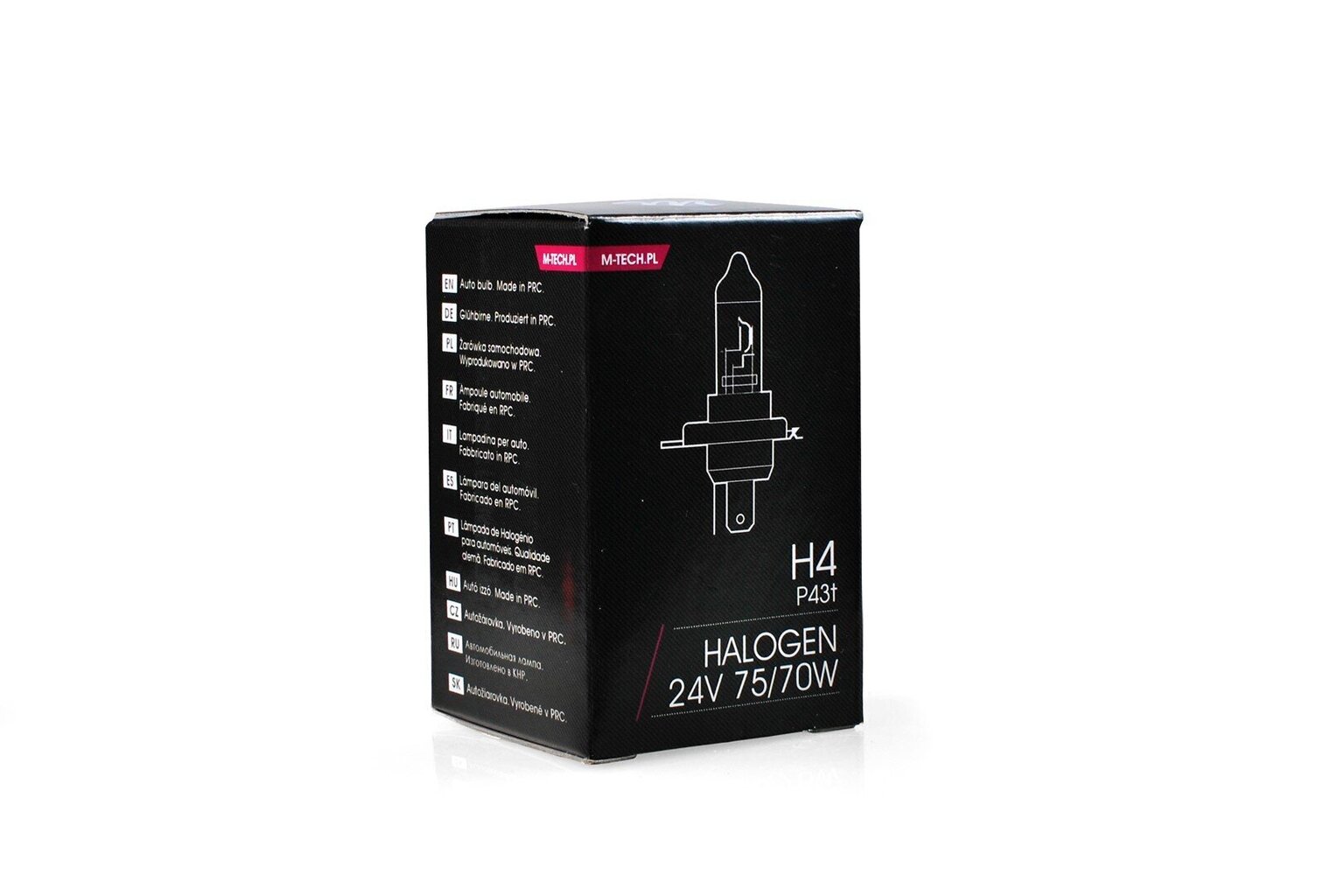 Halogeenipolttimo M-Tech H4 24V. hinta ja tiedot | Polttimot | hobbyhall.fi