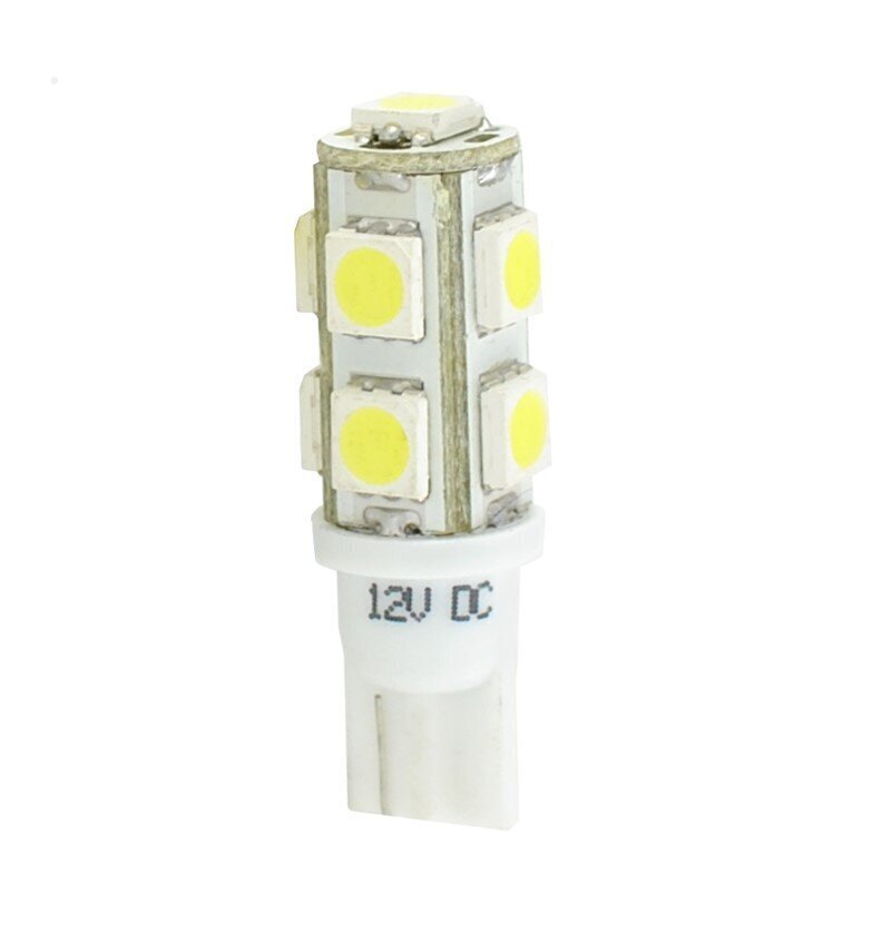 LED lamppu M Tech LB058W W5W T10 12V, 2 kpl hinta ja tiedot | Polttimot | hobbyhall.fi