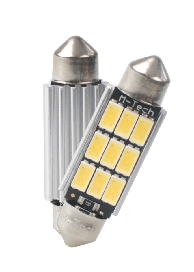 LED-lamppu M-Tech LB816W C5W 12V, 2 kpl. hinta ja tiedot | Polttimot | hobbyhall.fi