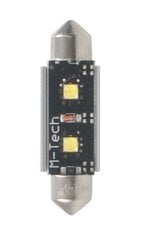 LED lamppu M Tech B813W 01B C5W 36mm 2xHP, valkoinen hinta ja tiedot | Polttimot | hobbyhall.fi