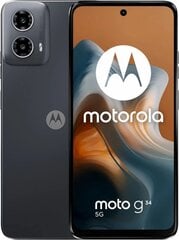 Motorola Moto G34 5G 8/256GB Charcoal Black hinta ja tiedot | Matkapuhelimet | hobbyhall.fi