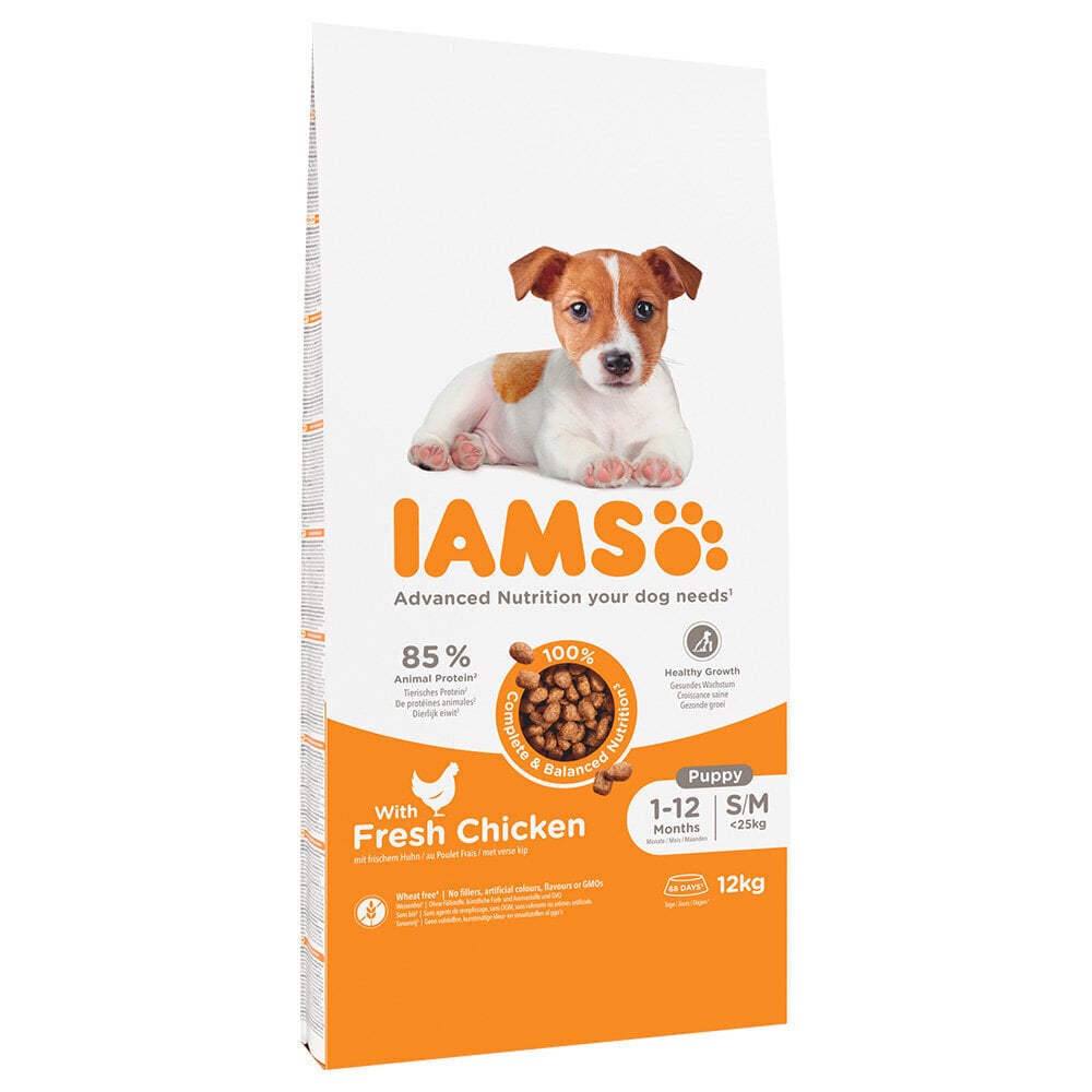 IAMS Advanced Nutrition pienten rotujen nuorille kananpennuille, 12 kg hinta ja tiedot | Koiran kuivaruoka | hobbyhall.fi