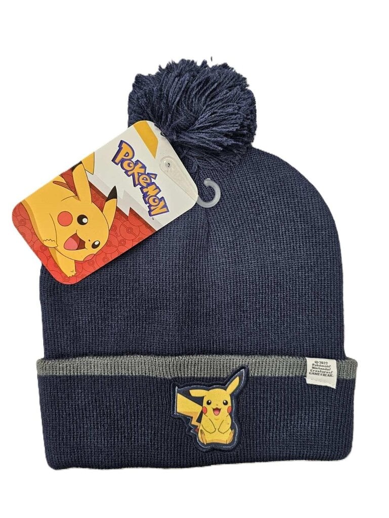 Pokemon-hattu, jossa on pompom - Pika! hinta ja tiedot | Poikien hatut, huivit ja käsineet | hobbyhall.fi