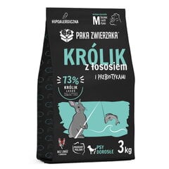 Paka Zwieraka Seventh Heaven keskikokoisille koirille kanin ja lohen kanssa, 3 kg hinta ja tiedot | Koiran kuivaruoka | hobbyhall.fi