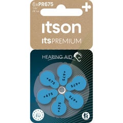 itson PREMIUM-paristot kuulokojeille PR675IT/6RM hinta ja tiedot | Paristot | hobbyhall.fi