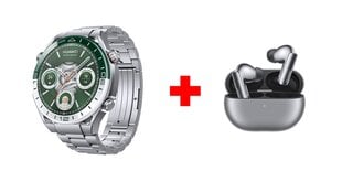 Huawei Watch Ultimate Green + Huawei FreeBuds Pro 3 Silver Frost hinta ja tiedot | Älykellot | hobbyhall.fi