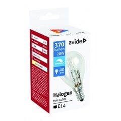 Avide halogeenipolttimo 28W P45 E14 hinta ja tiedot | Lamput | hobbyhall.fi