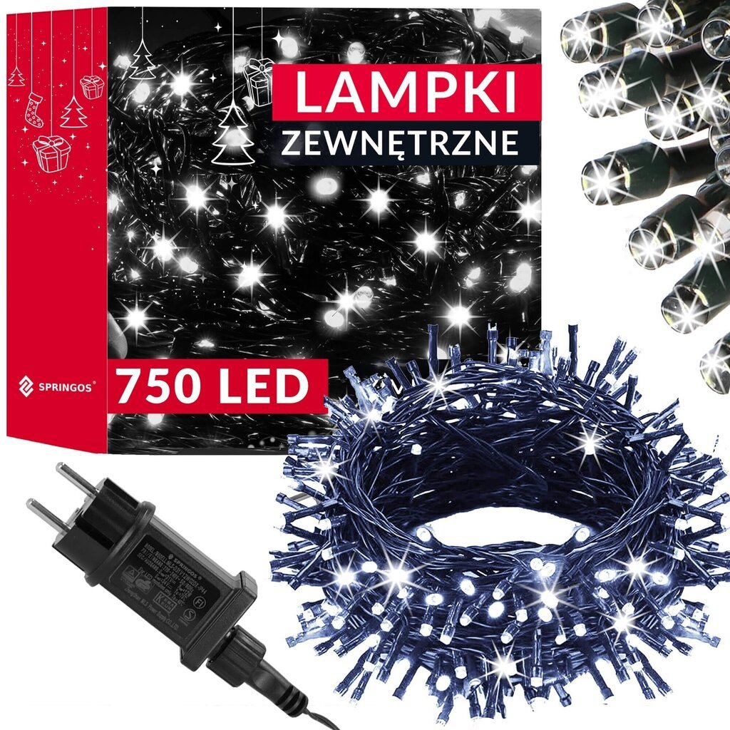 Jouluvalot Springos CL4092 750 Led 40 m hinta ja tiedot | Jouluvalot | hobbyhall.fi