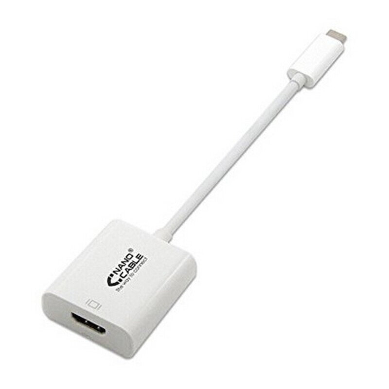 Sovitin Nanokaapeli USB C HDMI 10.16.4102, 15 cm hinta ja tiedot | Adapterit | hobbyhall.fi