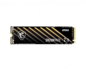 Sisäinen kiintolevy SSD MSI, 470 PCIe 4.0 NVMe M.2 2TB hinta ja tiedot | Kovalevyt | hobbyhall.fi