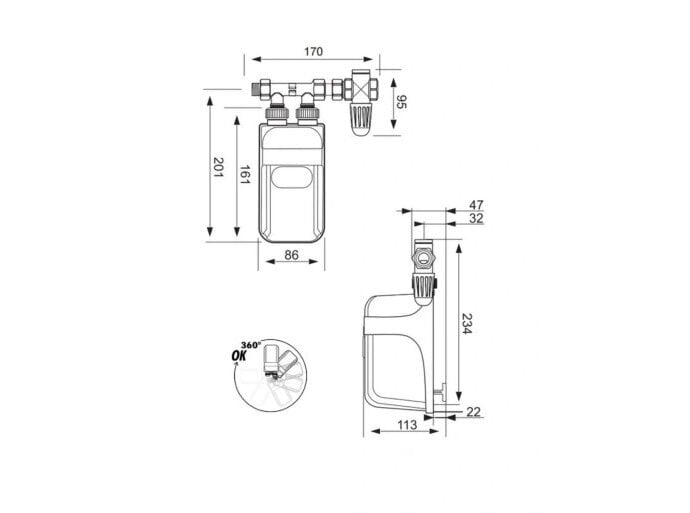 Läpivirtauslämmitin Dafi 4500W 4,5l hinta ja tiedot | Lämminvesivaraajat | hobbyhall.fi