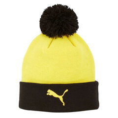 Bvb ess pom pom beanie puma 02555201 unisex geltona unisex keltainen hinta ja tiedot | Naisten päähineet | hobbyhall.fi