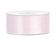 Satiininauha Puuteri, vaaleanpunainen, 25 mm/25 m, 1 laatikko/30 kpl (1 kpl/25 m) hinta ja tiedot | Lahjapaketointi | hobbyhall.fi