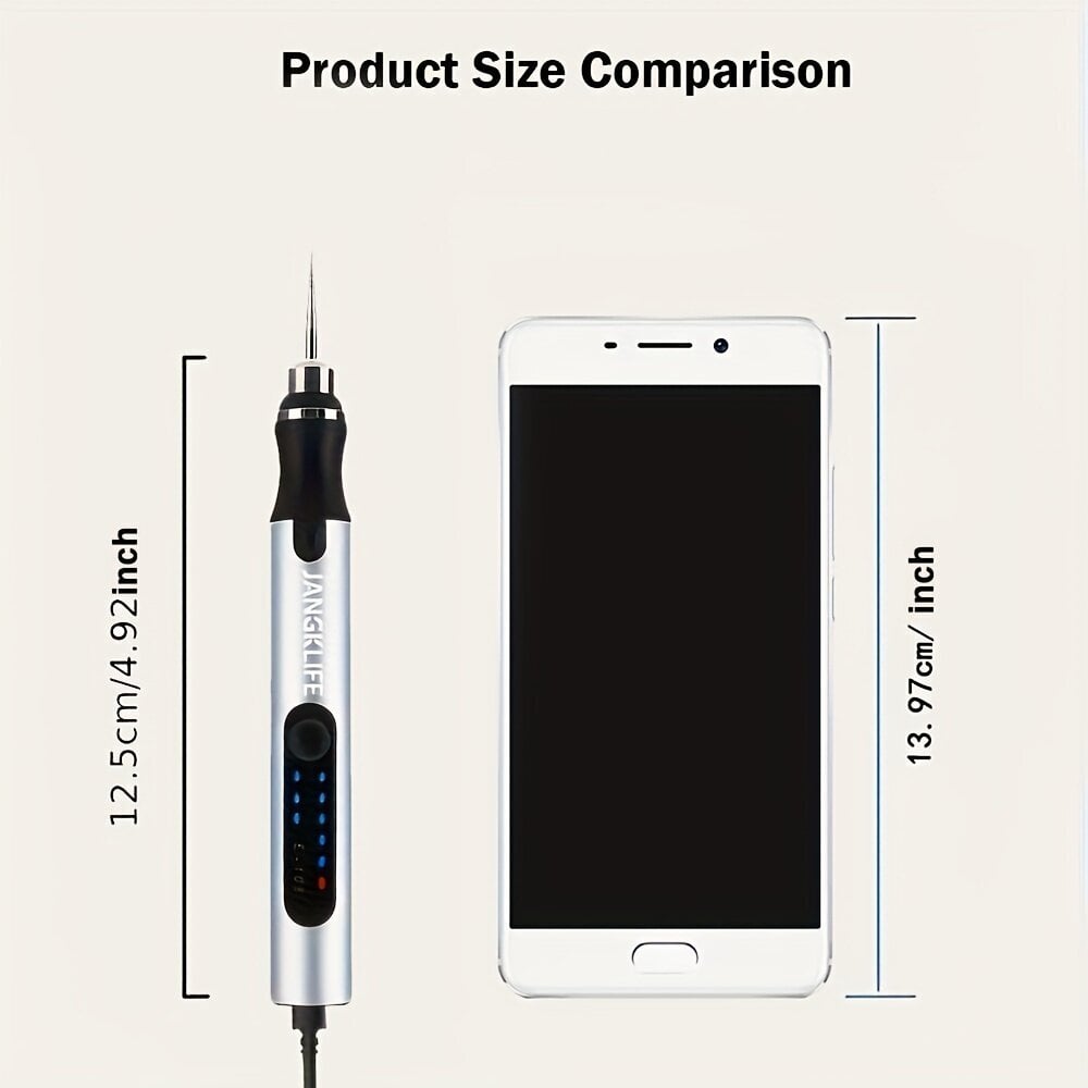 Langaton Pyörivä Työkalu Ladattava Kaiverruskynä 300mAh Akulla hinta ja tiedot | Käsityökalut | hobbyhall.fi