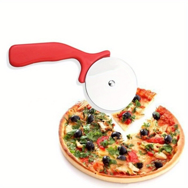 Ruostumaton Teräs Pizzaleikkuri Pyörä - Metallinen Pizzaviipale mukavalla Kahva, Terävä Rullaveitsi Helppoon Pizzan Leikkaamiseen. hinta ja tiedot | Keittiövälineet | hobbyhall.fi