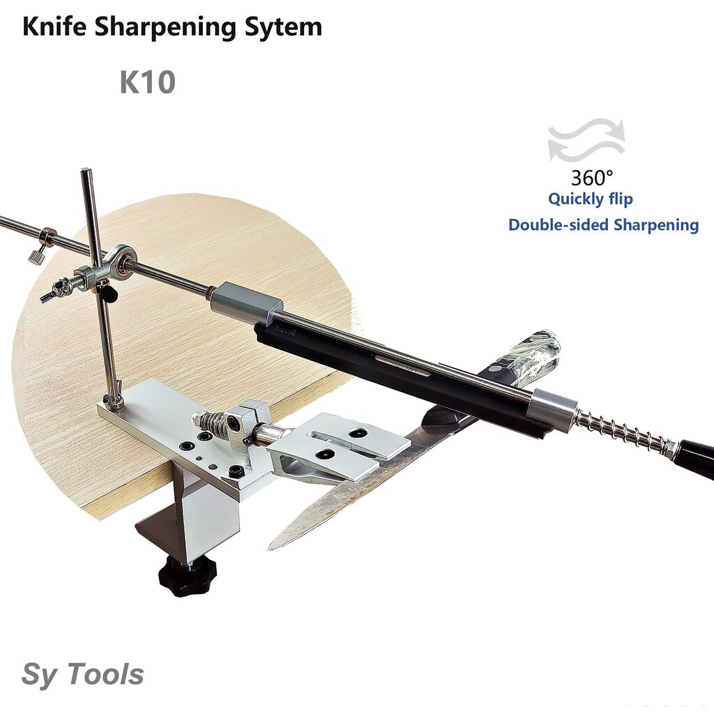 1kpl, Veitsen Teroitus Järjestelmä, Kiinteä Kulma Teroitin, 360° Kääntyvä Suunnittelu Ammattimainen Veitsen Teroitin Kotiin. hinta ja tiedot | Keittiövälineet | hobbyhall.fi
