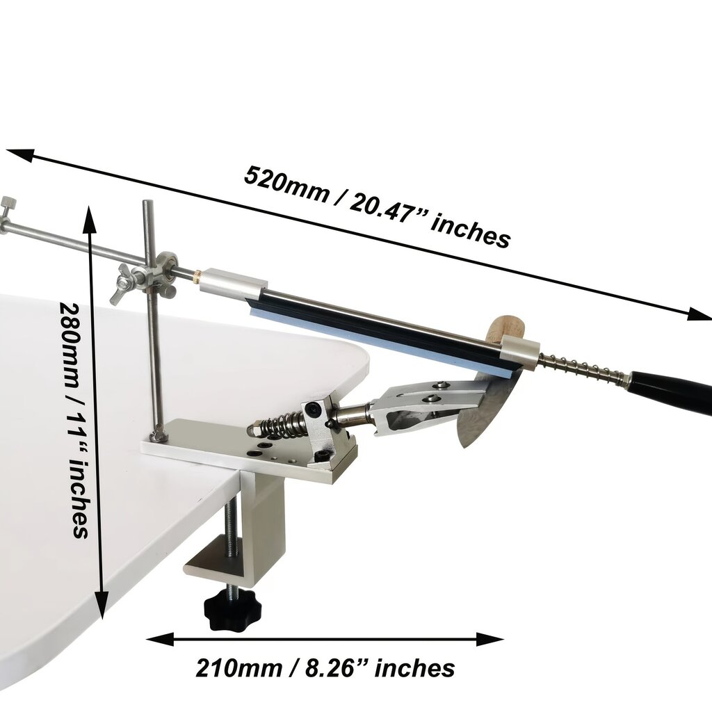 1kpl, Veitsen Teroitus Järjestelmä, Kiinteä Kulma Teroitin, 360° Kääntyvä Suunnittelu Ammattimainen Veitsen Teroitin Kotiin. hinta ja tiedot | Keittiövälineet | hobbyhall.fi