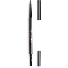 Makeup Revolution London Precise Brow Pencil kulmakynä 0,05 g, Medium Brown hinta ja tiedot | Meikkisiveltimet ja meikkisienet | hobbyhall.fi