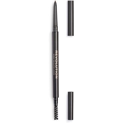 Makeup Revolution London Precise Brow Pencil kulmakynä 0,05 g, Medium Brown hinta ja tiedot | Meikkisiveltimet ja meikkisienet | hobbyhall.fi