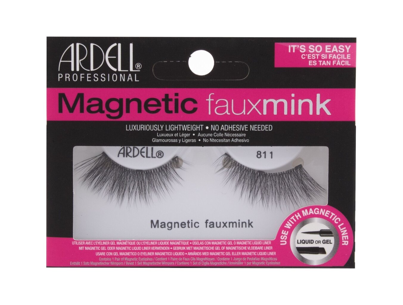 Ardell Magnetic Lashes Faux Mink 811 tekoripset, Black hinta ja tiedot | Irtoripset ja ripsentaivuttimet | hobbyhall.fi