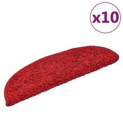 vidaXL Porrasmatot 10 kpl 56x17x3 cm punainen hinta ja tiedot | Isot matot | hobbyhall.fi