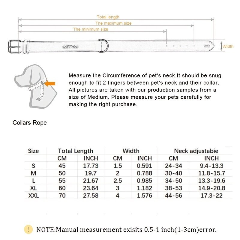 'Säädettävät Koiran Kaulapannat Pienille, Keskikokoisille ja Suurille Lemmikeille' hinta ja tiedot | Koiran vaatteet | hobbyhall.fi