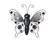 LED-valokoriste aurinkokennolla 0,04W 39x34cm Butterfly 481-27 hinta ja tiedot | Puutarha- ja ulkovalot | hobbyhall.fi