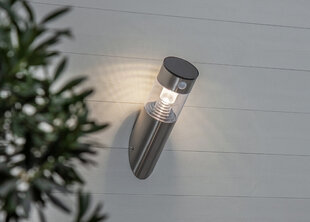 LED-ulkovalo aurinkokennolla harmaa 0,06W 9x29cm Marbella 481-88 hinta ja tiedot | Puutarha- ja ulkovalot | hobbyhall.fi
