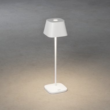 Konstsmide Capri LED valkoinen neliö USB himmenttävä 2700/3000K hinta ja tiedot | Puutarha- ja ulkovalot | hobbyhall.fi