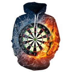 (CBW-214-XXS）Värikäs Flame-huppari 3d-huppari Miesten/hupullinen syys- ja talvitakki hinta ja tiedot | Miesten puserot ja hupparit | hobbyhall.fi