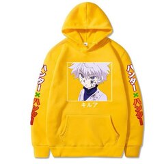 (Keltainen-XS）Anime Hunter X Hunter Killua Leorio Kurapika Gon Hisoka Pullover Hoodie Streetswear Topit hinta ja tiedot | Miesten puserot ja hupparit | hobbyhall.fi