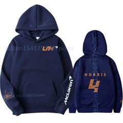 (11. S）syksyn talvi Formula 1 -kilpailija Lando Norris F1 McLaren team Racing Fans Miesten / Ylisuuret hupparit hinta ja tiedot | Miesten puserot ja hupparit | hobbyhall.fi