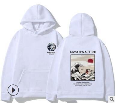 (valkoinen-S）Paripainatus animehuppari Miesten Streetwear Ylisuuri neule keltainen musta hinta ja tiedot | Miesten puserot ja hupparit | hobbyhall.fi