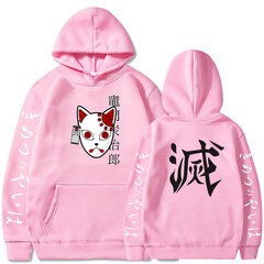 (Pink-XS） Demon Slayer Hupparit Streetwear Demon Slayer villapaita collegepaita hinta ja tiedot | Miesten puserot ja hupparit | hobbyhall.fi