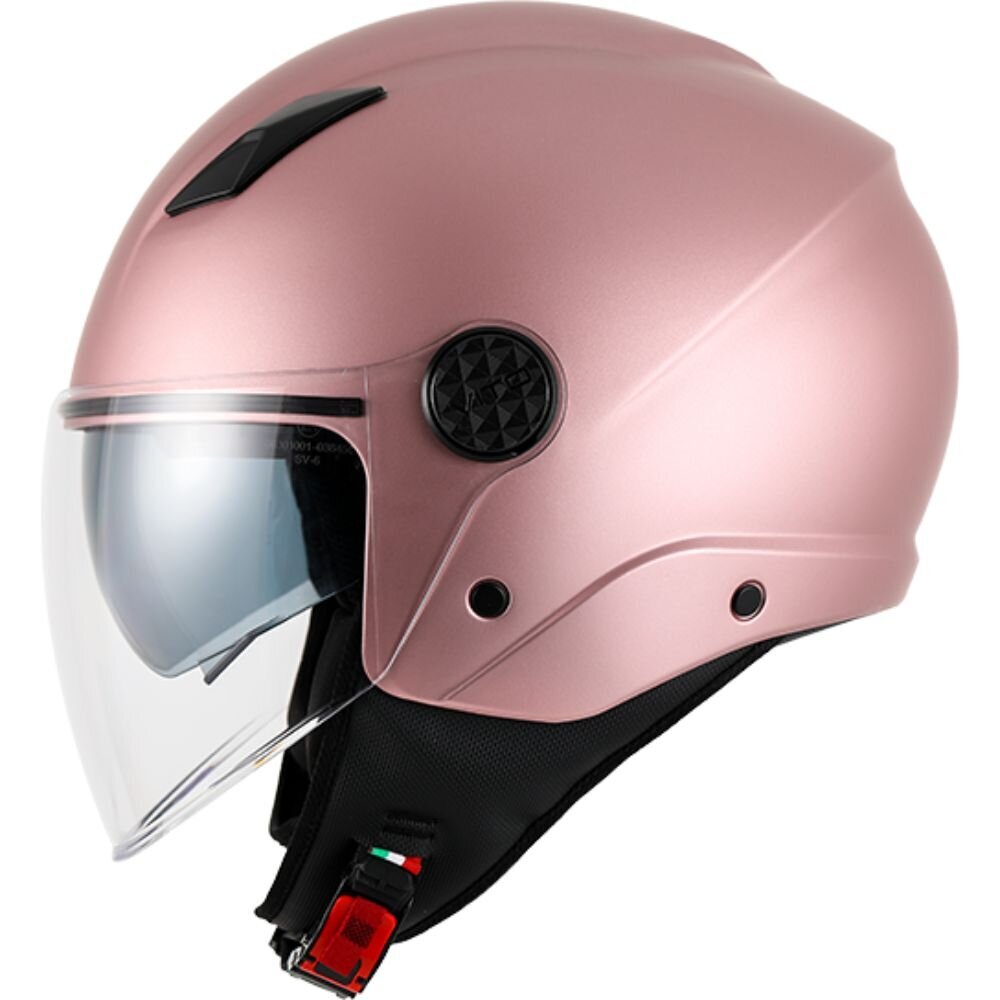 Skootterikypärä Vito Jet Sarenta Rose Gold + Anti Fog Visor hinta ja tiedot | Moottoripyöräkypärät | hobbyhall.fi