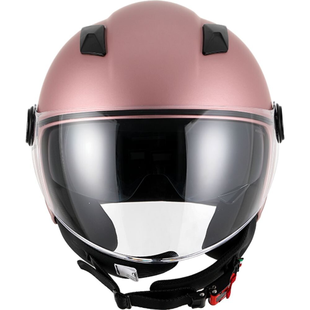 Skootterikypärä Vito Jet Sarenta Rose Gold + Anti Fog Visor hinta ja tiedot | Moottoripyöräkypärät | hobbyhall.fi