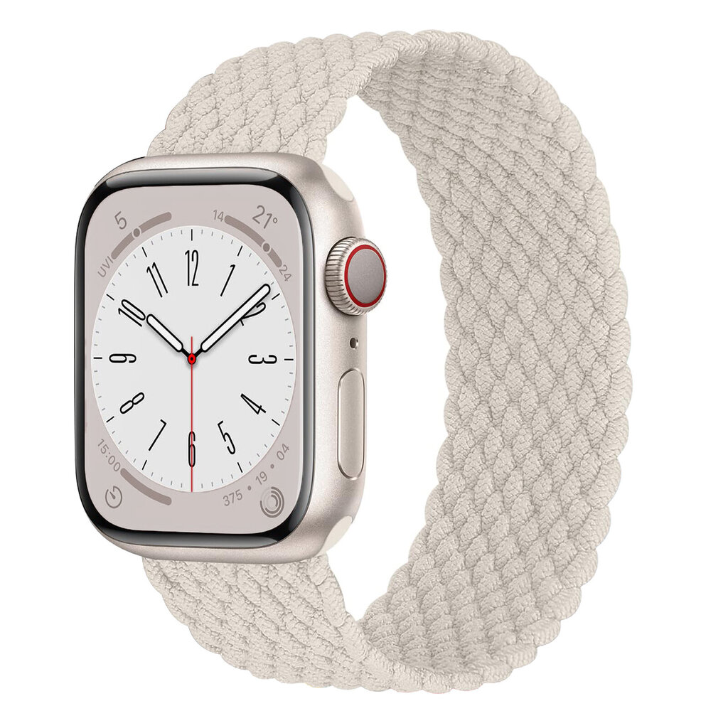 Punottu ranneke Apple Watch Rannekorelle 40mm 44mm 49mm 45mm 41mm 38mm 42mm 44 45mm Rannekoru iWatch Ultra 2 series 9 7 6 3 8 SE Ranneke hinta ja tiedot | Älykellojen ja aktiivisuusrannekkeiden lisätarvikkeet | hobbyhall.fi