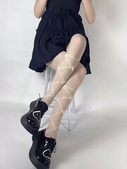 1kpl Naisten Sweet Bowknot Fishnet -sukkahousut Sukkahousut·Valkoinen·S hinta ja tiedot | Miesten urheiluvaatteet | hobbyhall.fi