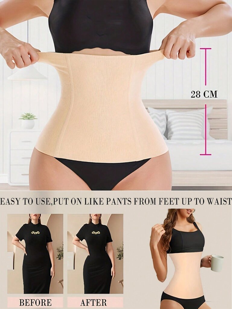 1 kpl Woman Waist trainer Body Shaper laihdutusvyö Sexy Corset Shapewear Control Shaper Korsetti·Aprikoosi·XXS/XS hinta ja tiedot | Maalit | hobbyhall.fi