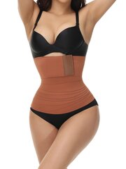 Ribbed Knit Wrap Waist Trainer·Kahviruskea·L hinta ja tiedot | Maalit | hobbyhall.fi