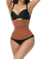 Ribbed Knit Wrap Waist Trainer·Kahviruskea·S hinta ja tiedot | Maalit | hobbyhall.fi