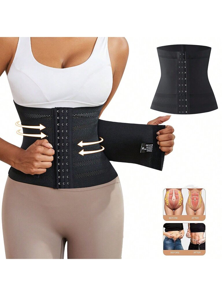 1 kpl vyötärö Trainer Body Shaper Shaper Shapewear Naisten Synnytyksen jälkeinen side mallinnushihna vyö laihdutuskorsetti naisille Vyökorsetti 3 teräsluu Vahva vatsaa kiristävä vyö vyötärön korjaukseen supertiukka kaksoisvahvistus puristus vatsan kiristy hinta ja tiedot | Maalit | hobbyhall.fi