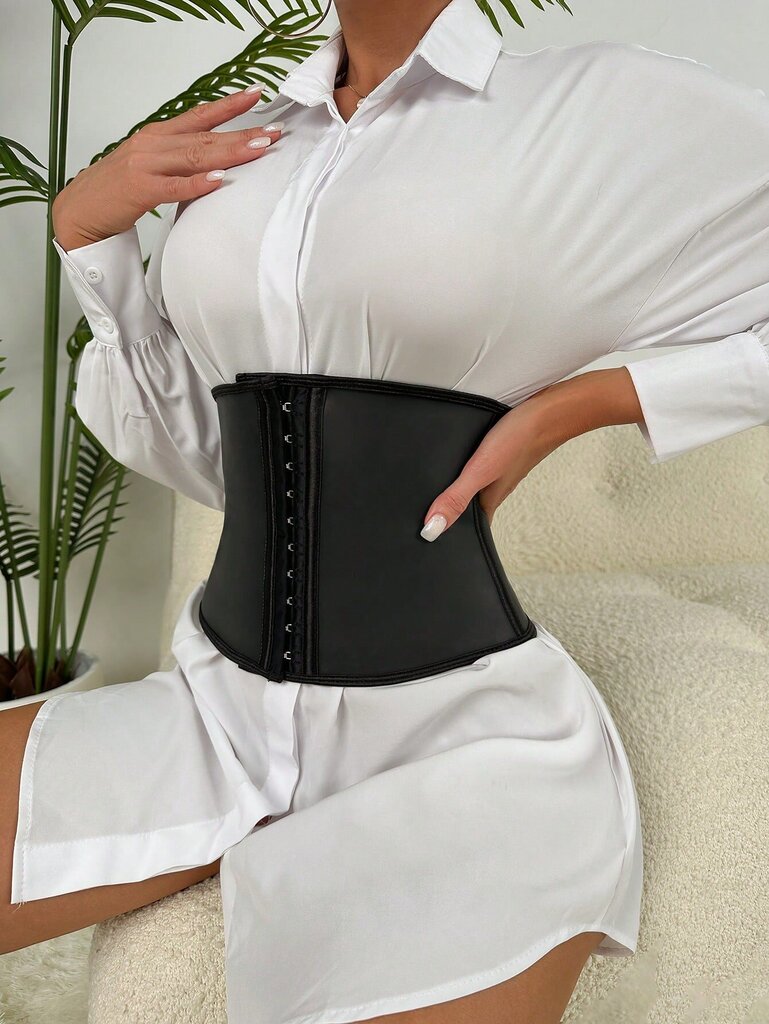 Solid Hook And Eye Waist Trainer·Musta·L hinta ja tiedot | Maalit | hobbyhall.fi