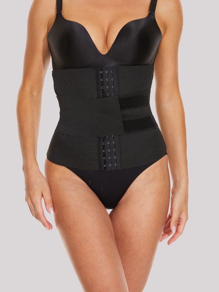 Hook Closure Hookentava Body Shaper Women Waist Trainer Belt·Black·L hinta ja tiedot | Maalit | hobbyhall.fi