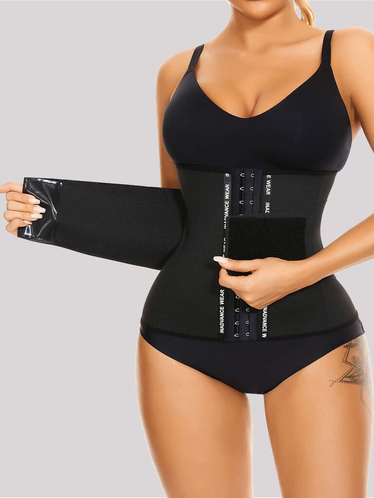 Letter Graphic Waist Trainer·Black·S hinta ja tiedot | Maalit | hobbyhall.fi