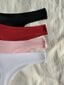 4 kpl Simple Plain Panty·Multicolor·L hinta ja tiedot | Naisten sandaalit ja tossut | hobbyhall.fi