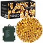 Garlianda 100 LED 10m, valkoinen hinta ja tiedot | Jouluvalot | hobbyhall.fi