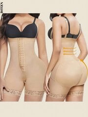 1kpl Compressing Full Shapewear Bodysuit Plus Size korkea vyötärö Body Shaper Control Faja Shortsit vyötärö Trainer vyö·Aprikoosi·L hinta ja tiedot | Muotoilevat alusvaatteet | hobbyhall.fi